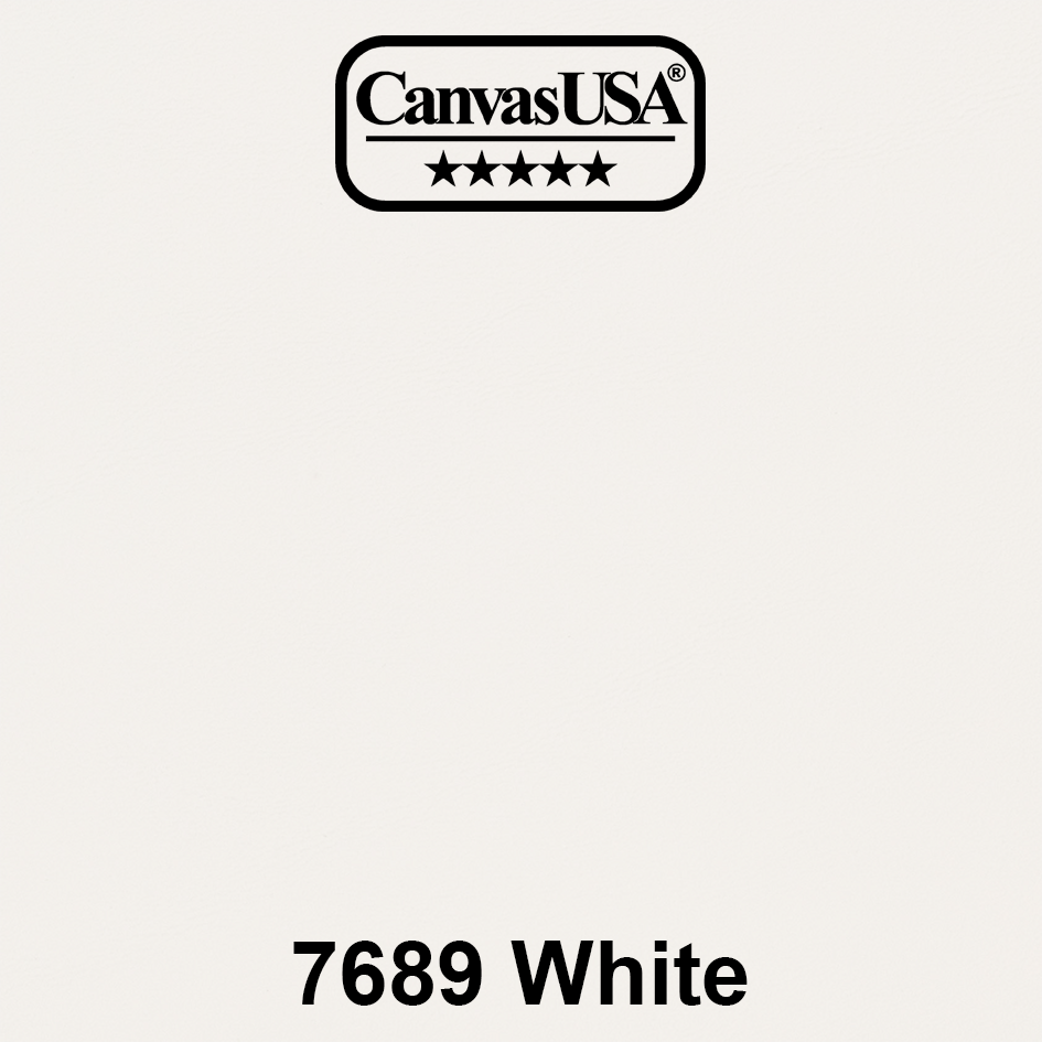 Canvas USA® White vinyl sample
