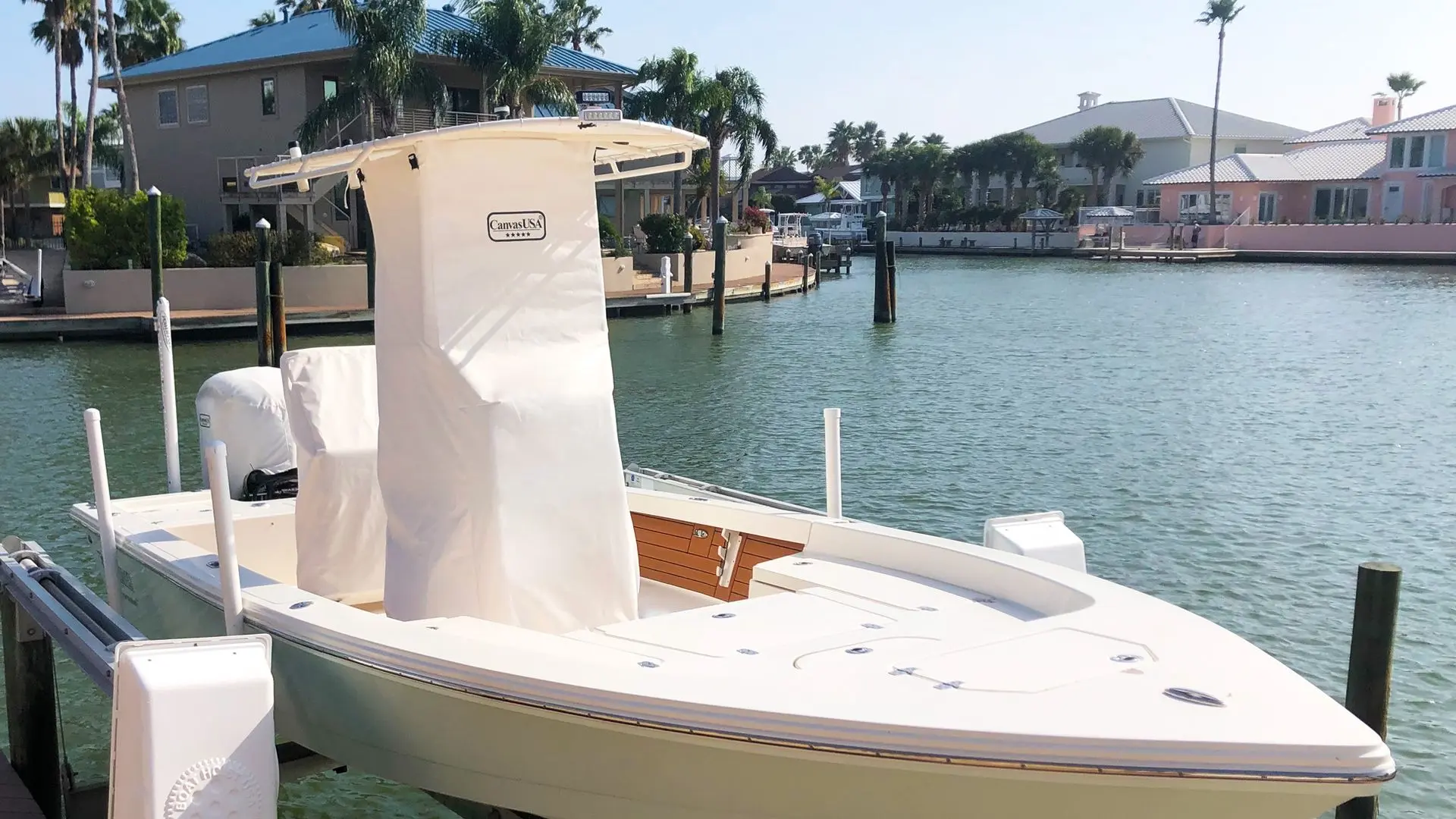 Canvas USA®—the best Perfect Fit Individual Boat Covers for Pathfinder Boats Canvas USA® Perfect Fit Individual Boat Covers on a Pathfinder Boat—designed for the best protection and custom fit for every boat component