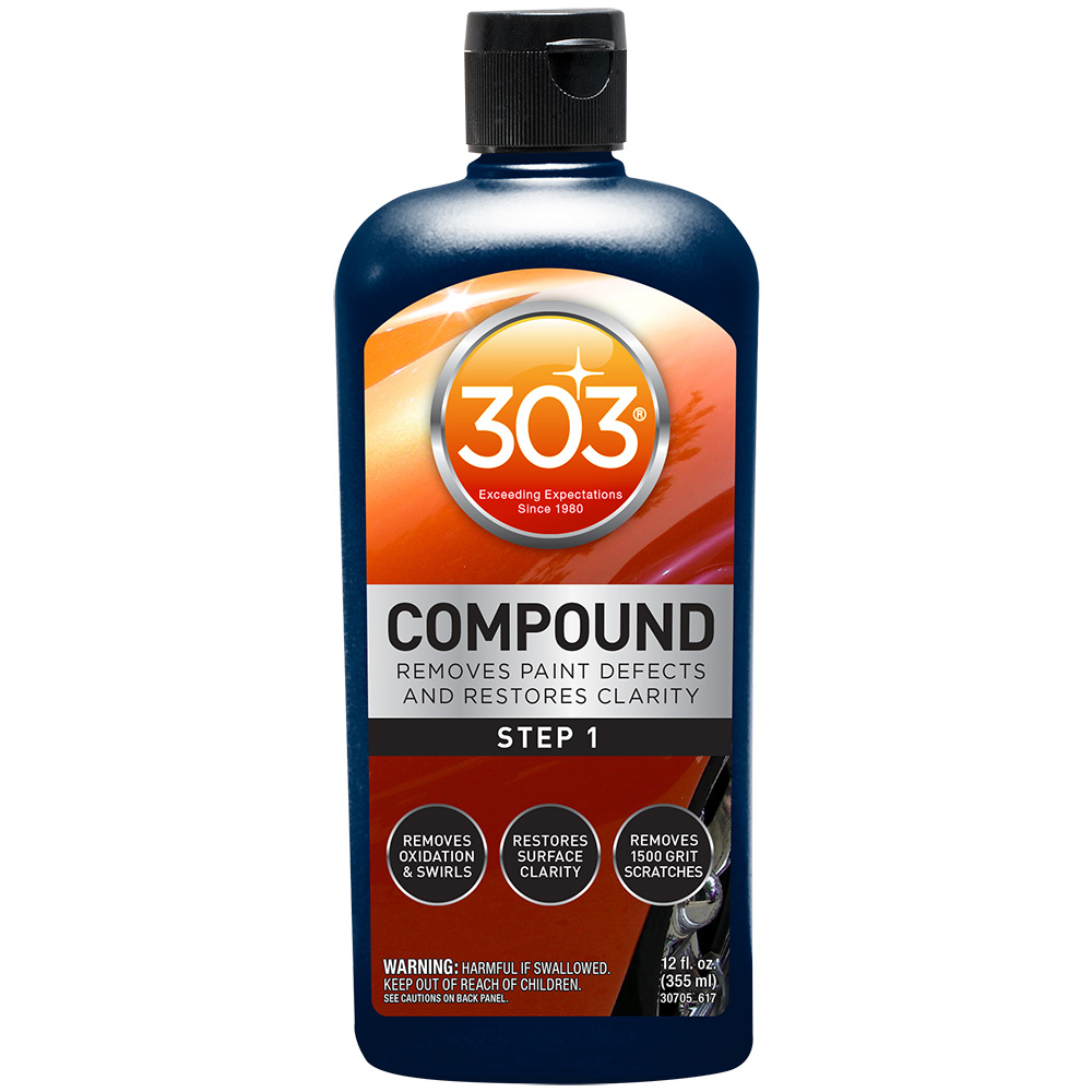 Bottle of polishing compound