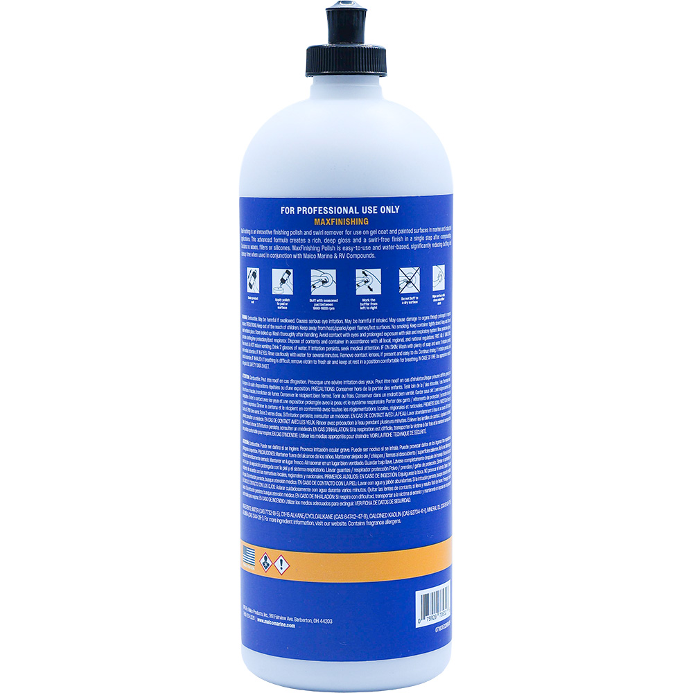 Malco MaxFinishing Polish - 32oz – view 1