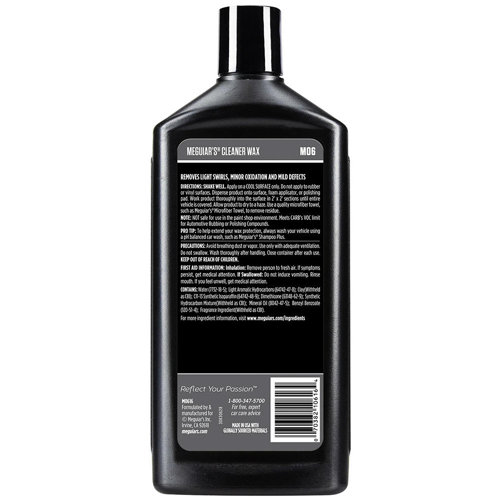 Meguiar's M6 Mirror Glaze® Cleaner Wax - 16oz – view 1