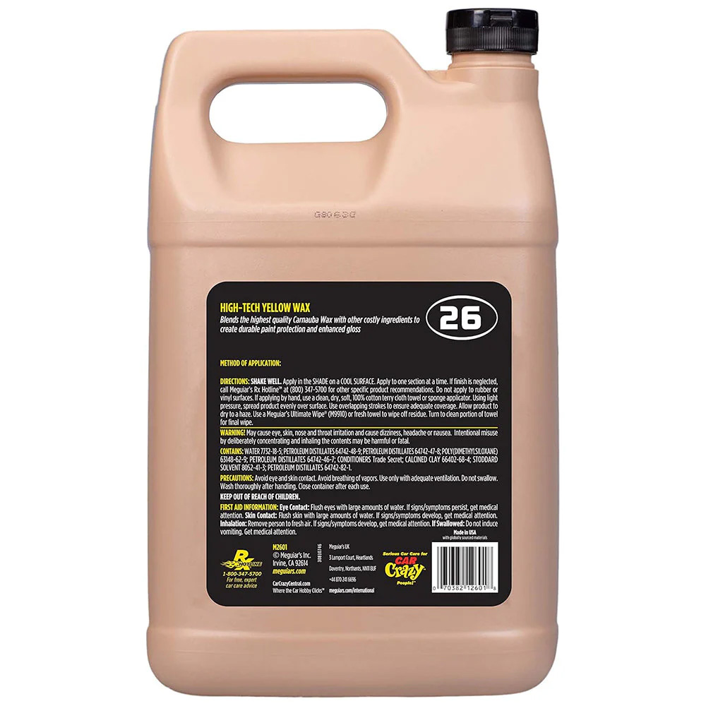 Meguiar's Professional Hi-Tech Yellow Liquid Wax - 1 Gallon – view 1