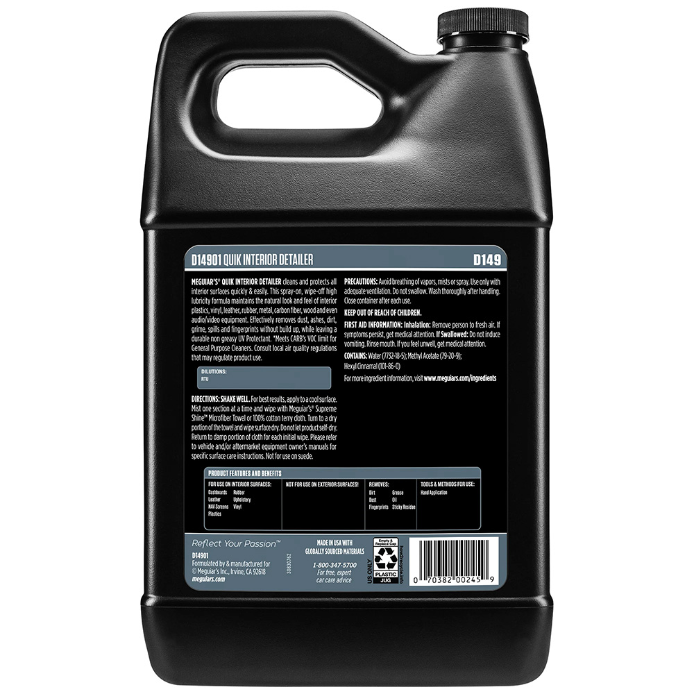 Meguiar's Quik Interior Detailer - 1 Gallon – view 1