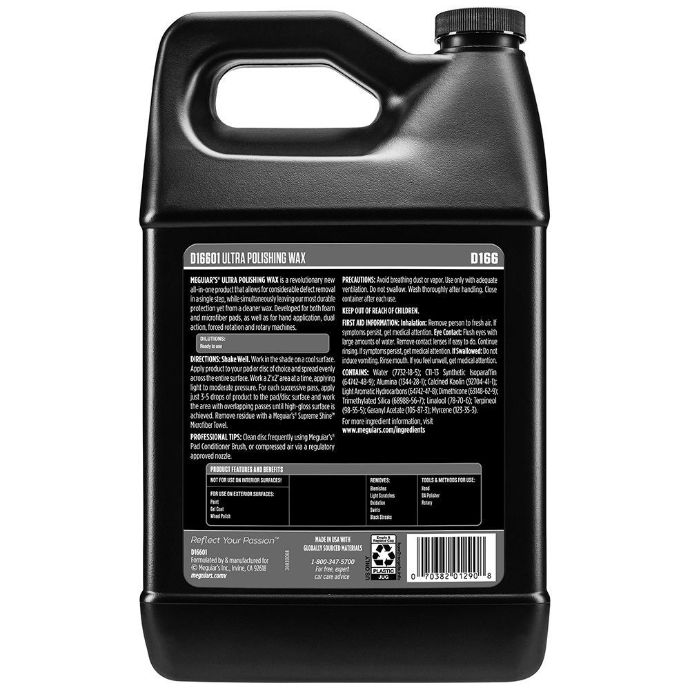 Meguiar's Ultra Polishing Wax - 1 Gallon *Case of 4* – view 1
