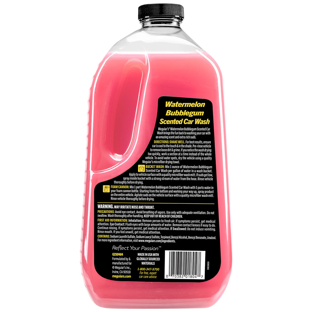 Meguiar's Watermelon Bubblegum Scented Car Wash - 64oz – view 1