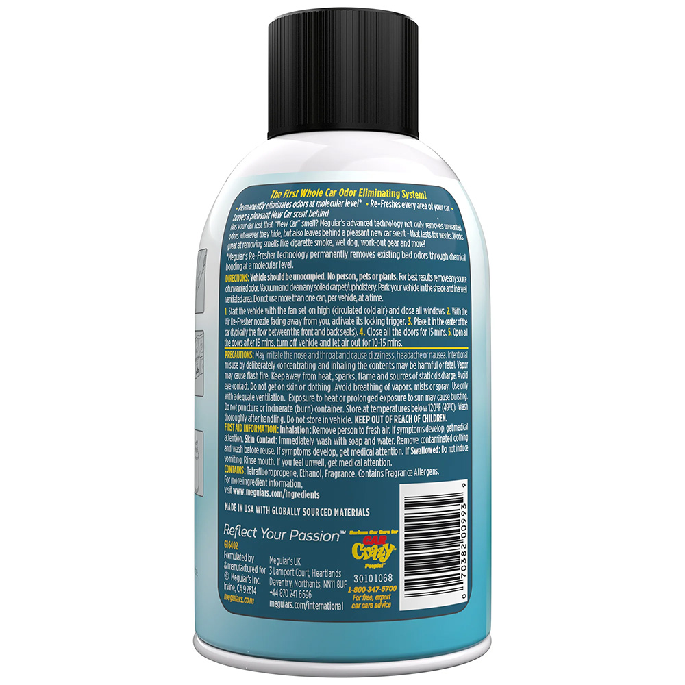 Meguiar's Whole Car Air Refresher Odor Eliminator - New Car Scent – view 1