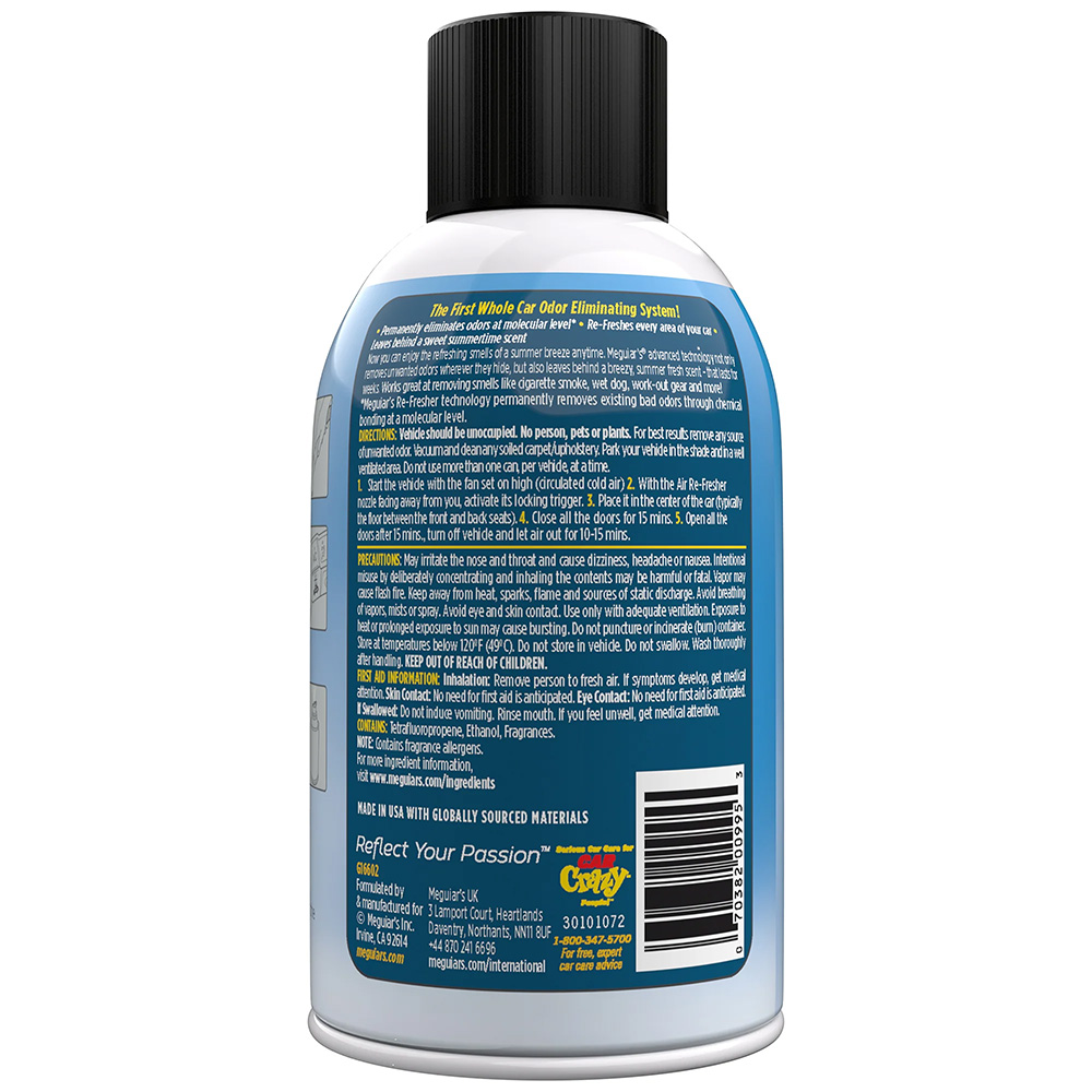 Meguiar's Whole Car Air Refresher Odor Eliminator - Summer Breeze Scent – view 1