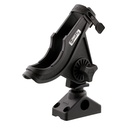 Scotty 280 Bait Caster/Spinning Rod Holder with 241 Deck/Side Mount - Black – view 1