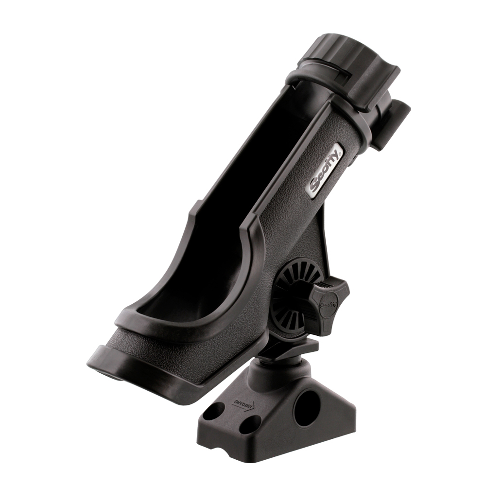 Scotty Powerlock Rod Holder Black with 241 Side/Deck Mount – view 1
