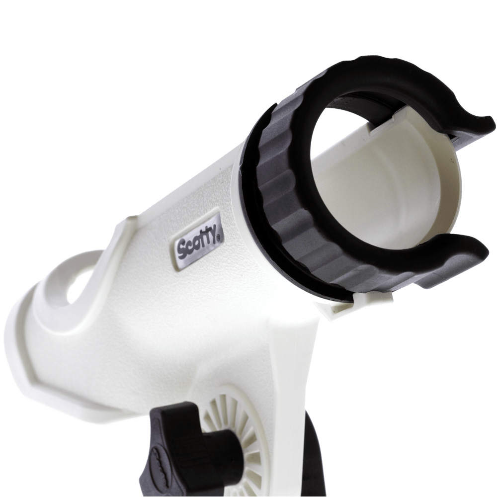 Scotty Powerlock Rod Holder White with 241 Side/Deck Mount – view 2
