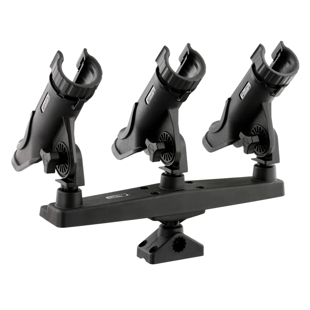 Scotty Triple Rod Holder with 3 230 Power Lock Rod Holders – view 1