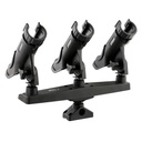 Scotty Triple Rod Holder with 3 230 Power Lock Rod Holders – view 1