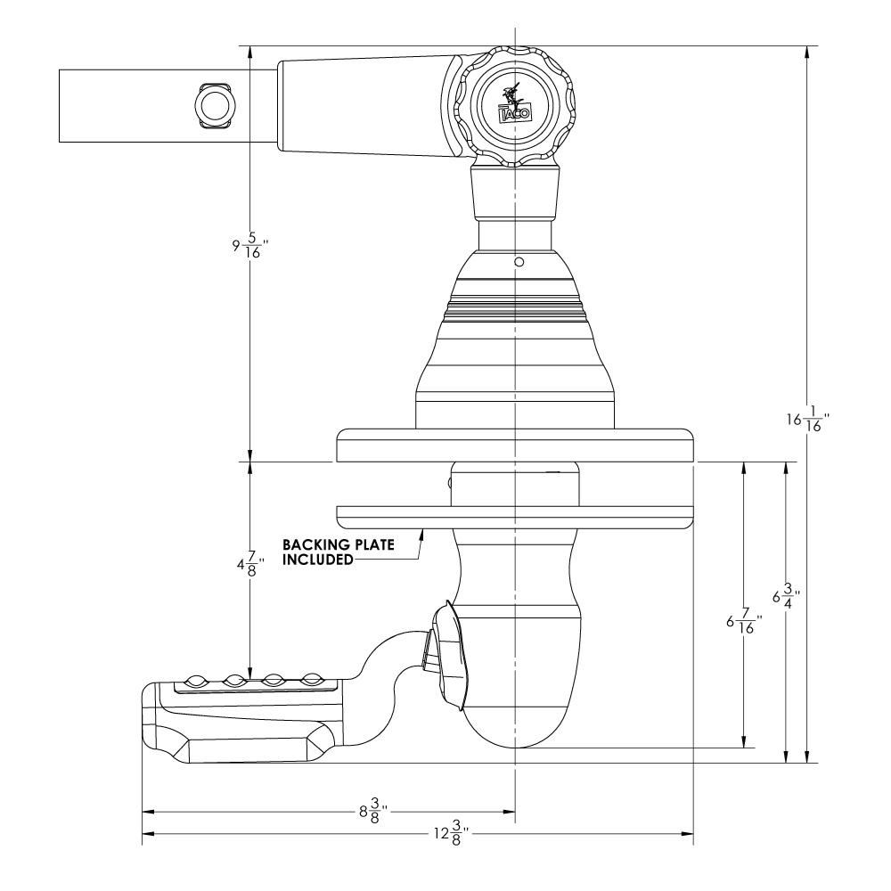 TACO Grand Slam 400 Outrigger Top Mount - Pair – view 1