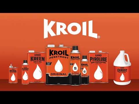 Kroil Clear Food Grade Penetrating Oil - Aerosol - 13oz Can with SprayTech™ – video 1