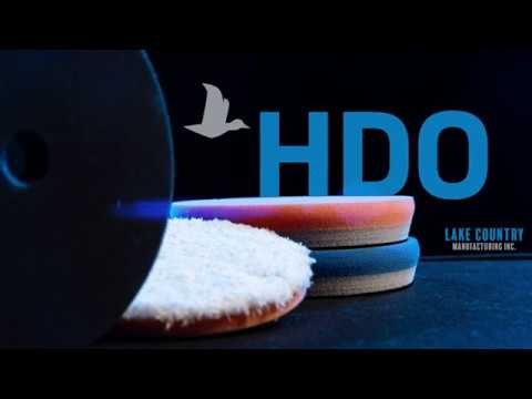 Lake Country HDO Orange Polishing Pad with CCS Technology 6.5" x 1" – video 1