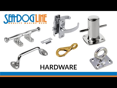 Sea-Dog Smart Cleat 6" Stud Mount Investment Cast 316 Stainless Steel – video 1