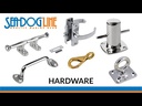 Sea-Dog Smart Cleat 6" Stud Mount Investment Cast 316 Stainless Steel – video 1