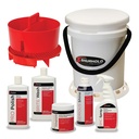 Shurhold 5 Gallon White Bucket Kit - Includes Bucket, Caddy, Grate Seat, Buff Magic, Pro – view 1