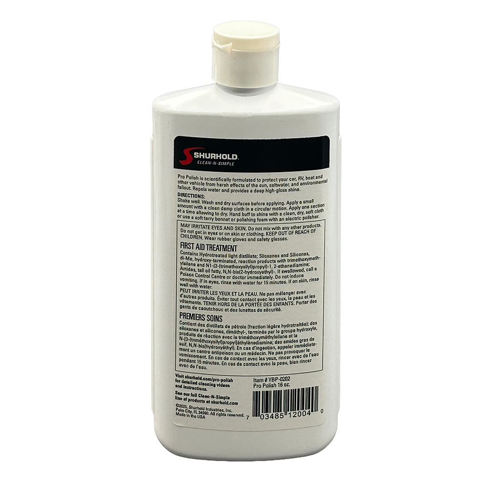 Shurhold Pro Polish Fiberglass Sealant & Polish - 16oz. Bottle – view 1