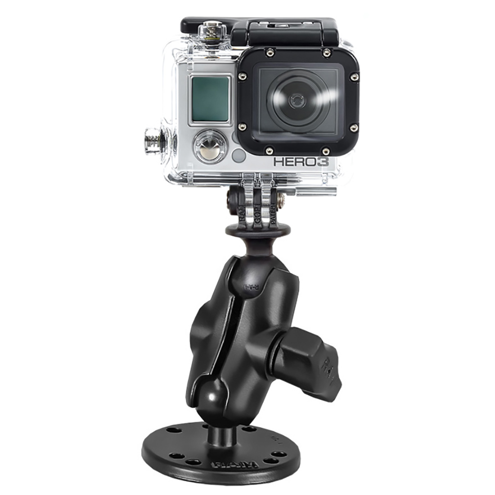 RAM Mount GoPro Hero Short Arm Flat Surface Mount – view 1