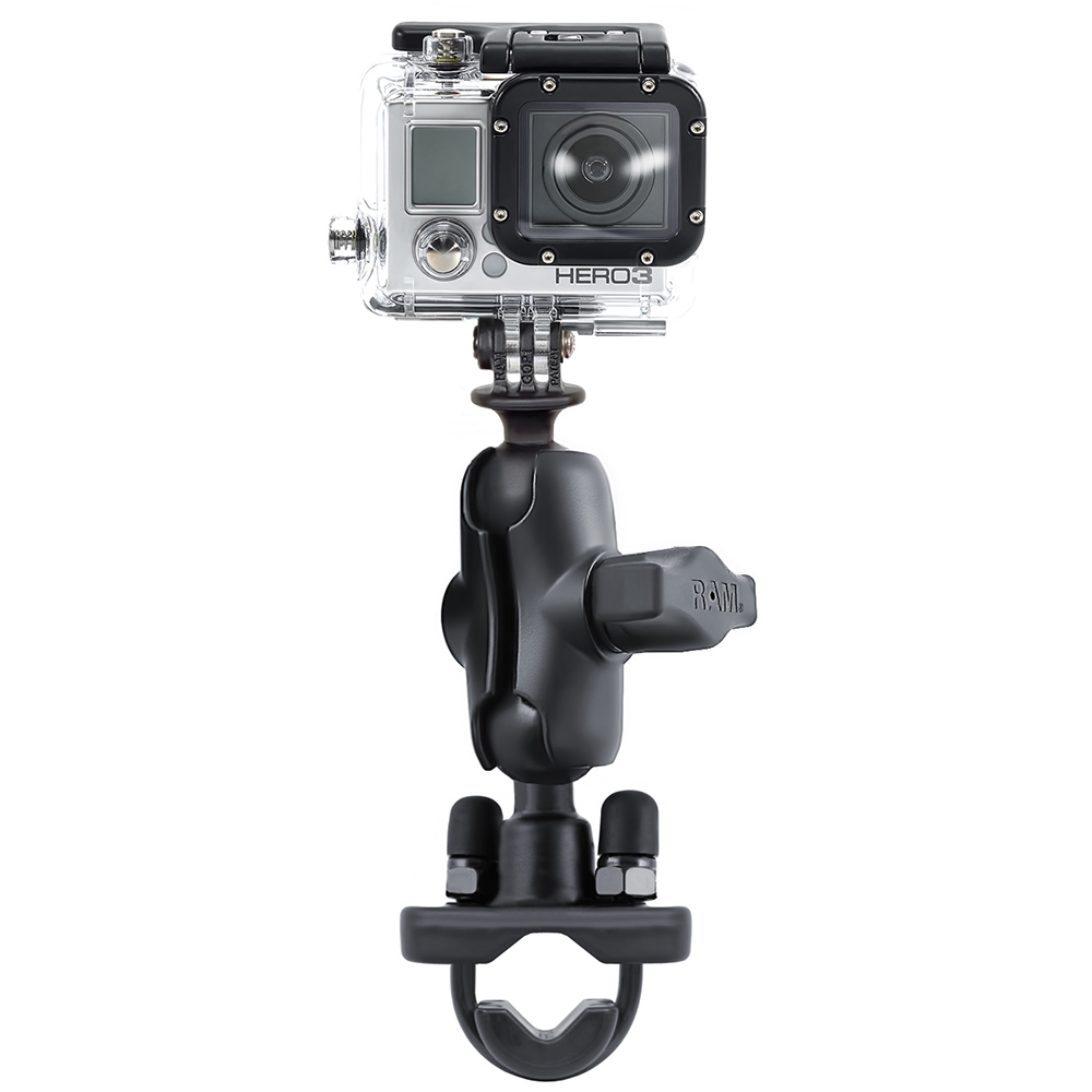 RAM Mount GoPro Hero Short Arm Handlebar Rail Mount – view 1