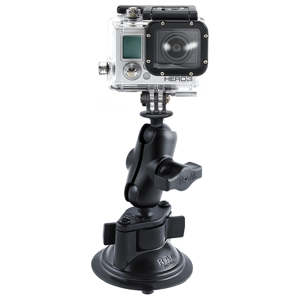 RAM Mount GoPro Hero Short Arm Suction Cup Mount – view 1