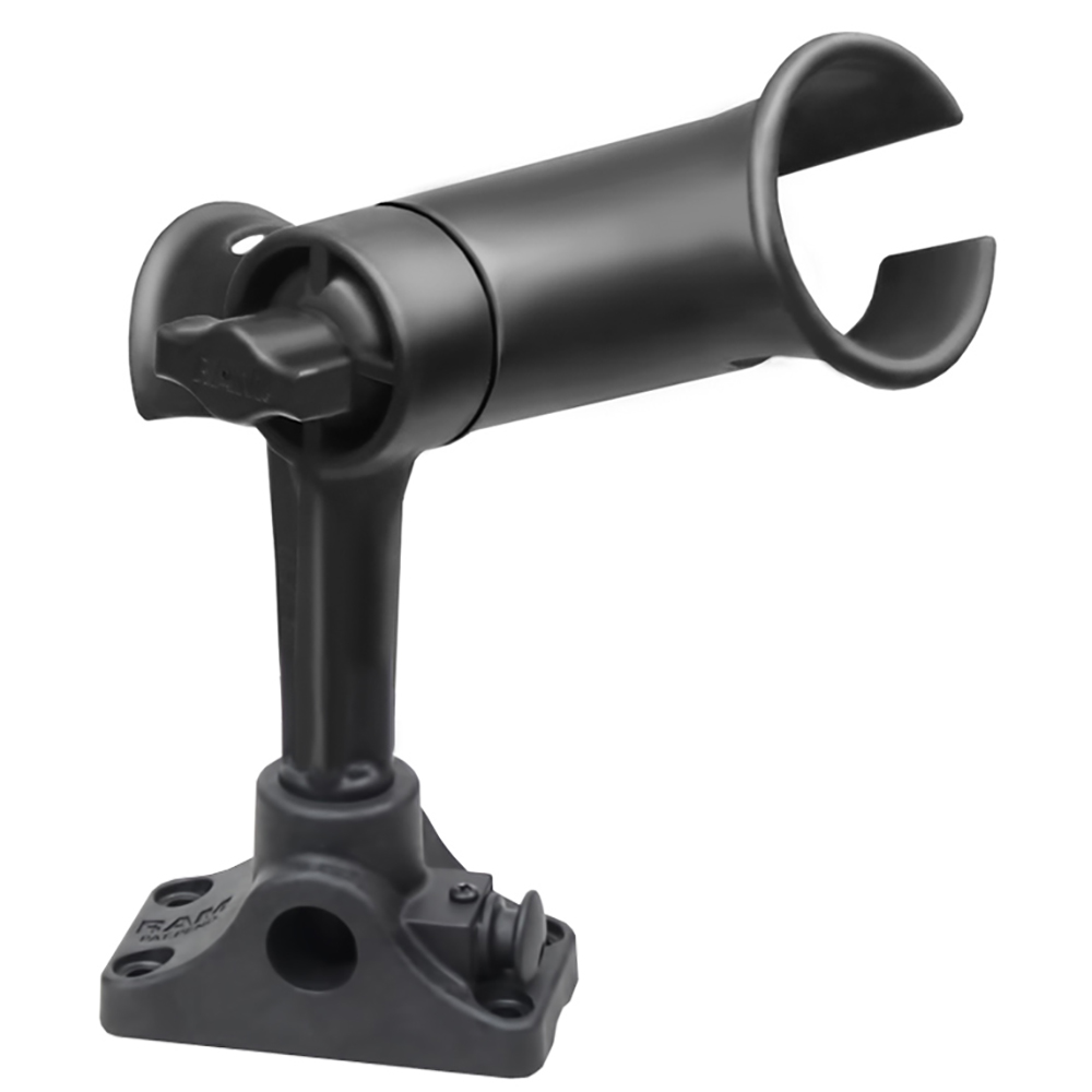 RAM Mount RAM Tube Jr. Fishing Rod Holder, Standard 4" Length Post Spline & Combo – view 1
