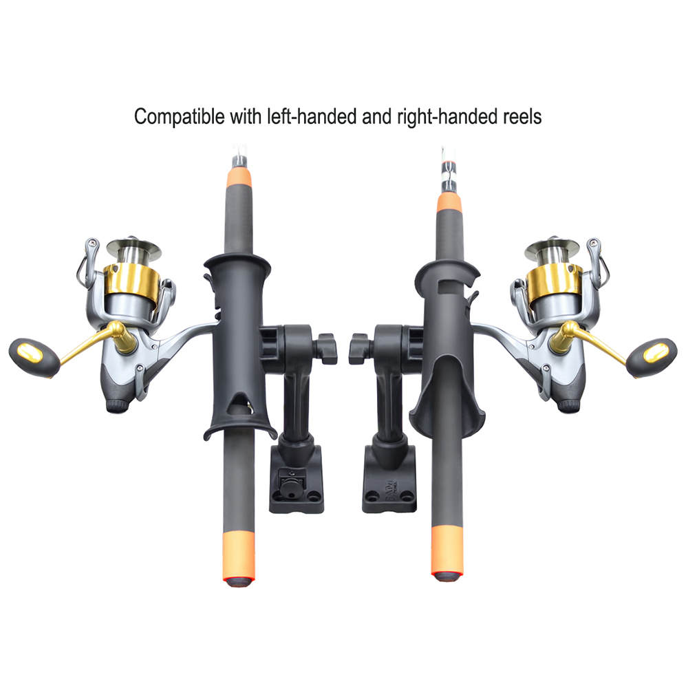 RAM Mount RAM Tube Jr. Fishing Rod Holder, Standard 4" Length Post Spline & Combo – view 3