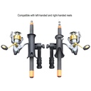 RAM Mount RAM Tube Jr. Rod Holder with 4" Post & Adapt-A-Post Track Mounting Base – view 2