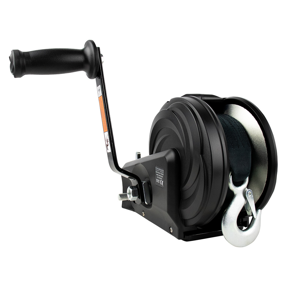 Powerwinch Select Series Winch 2,500lb, 2 Speed, 8" Crank Arm - Carbon Black – view 1