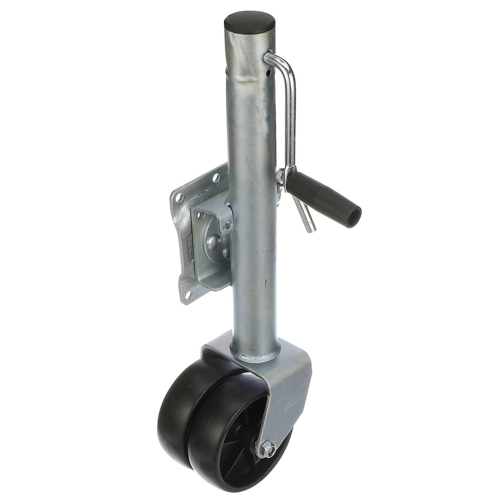 Attwood Fold-Up Trailer Jack - 1500 lb Capacity - Dual Wheel – view 1