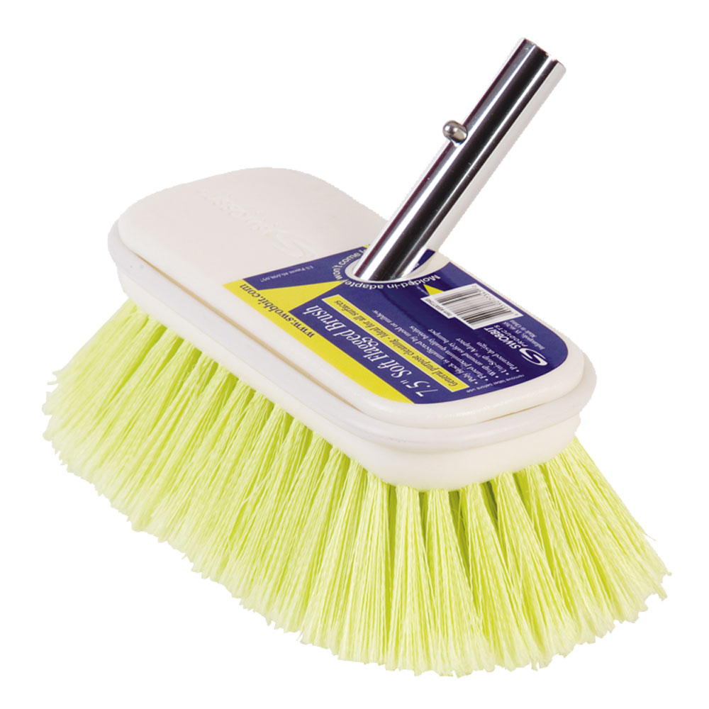 [SW77345] Swobbit 7.5" Soft Flagged Brush - Yellow