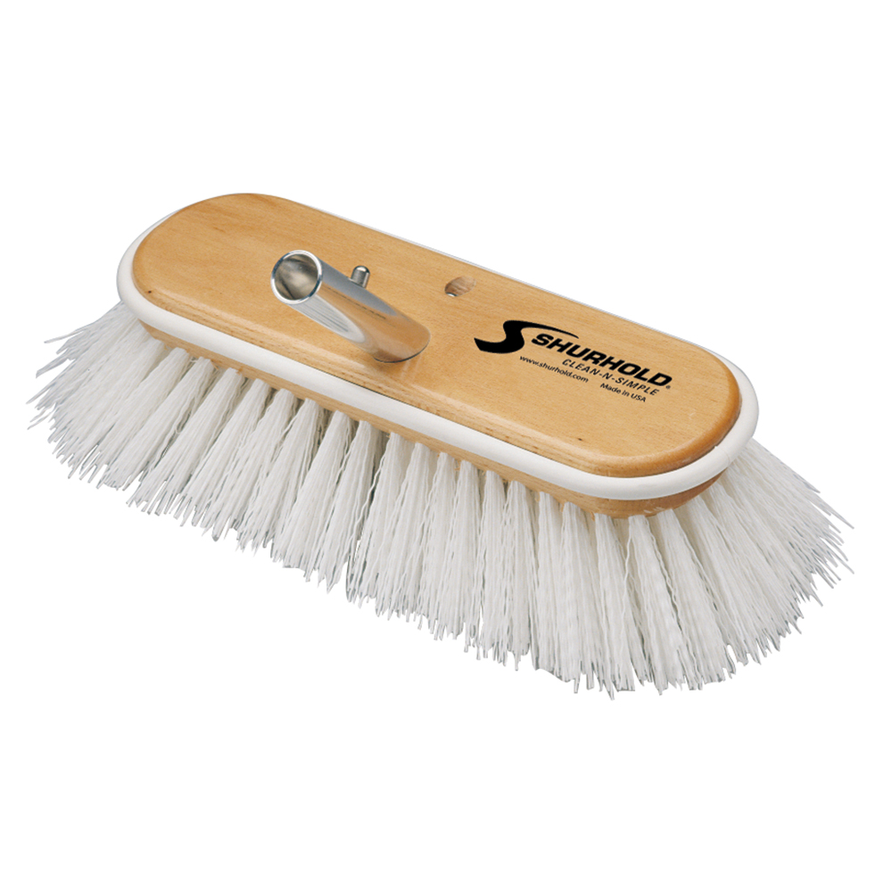[990] Shurhold 10" Polypropylene Stiff Bristle Deck Brush