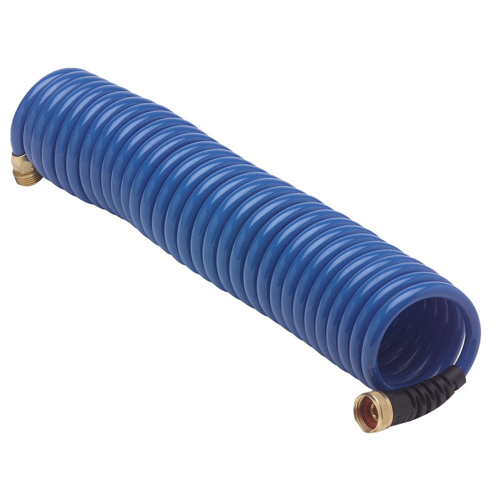 [HS2500HP] HoseCoil Blue Hose with Flex Relief - 25'