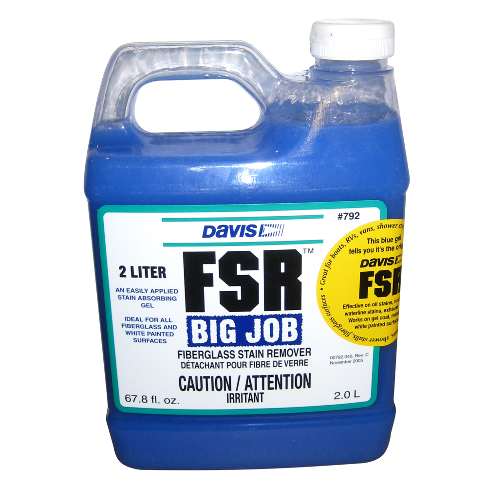 [792] Davis FSR Big Job Fiberglass Stain Remover - 2-Liter