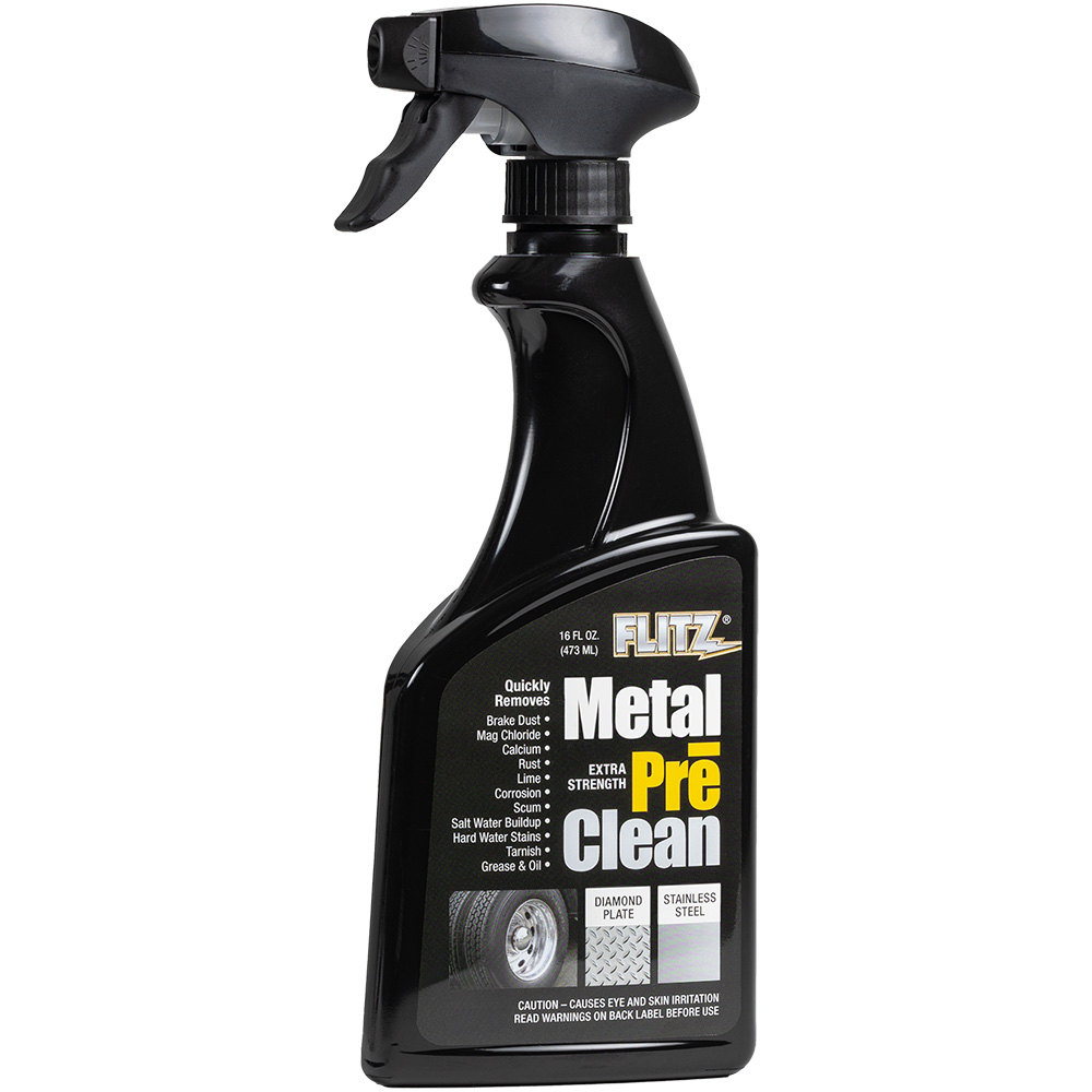 [AL 01706] Flitz Metal Pre-Clean - All Metals Icluding Stainless Steel - 16oz Spray Bottle