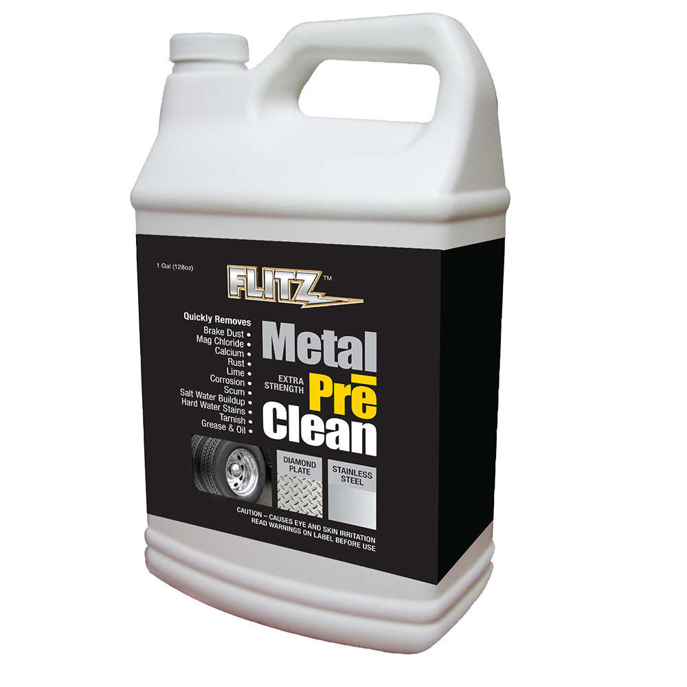 [AL 01710] Flitz Metal Pre-Clean - All Metals Including Stainless Steel - Gallon Refill