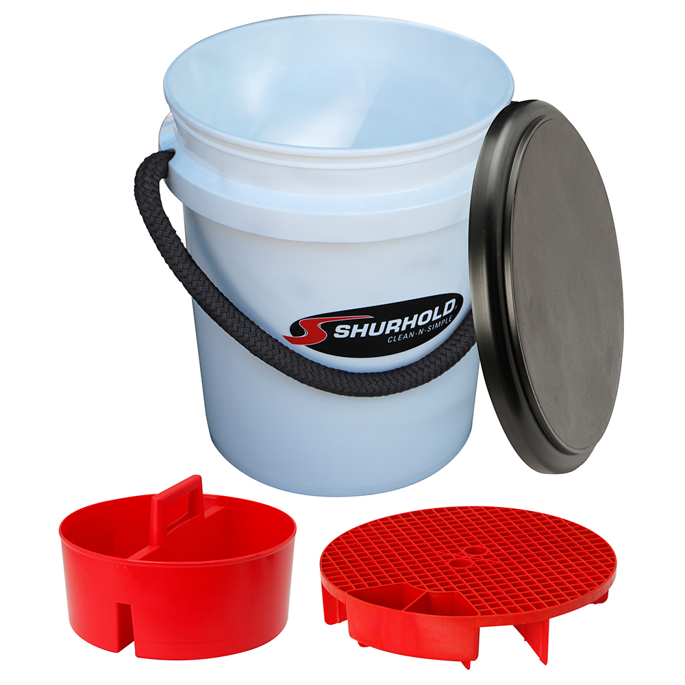 [2461] Shurhold One Bucket Kit - 5 Gallon - White