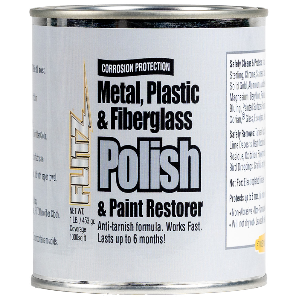 [CA 03516-6] Flitz Metal, Plastic & Fiberglass Polish Paste - 1.0lb