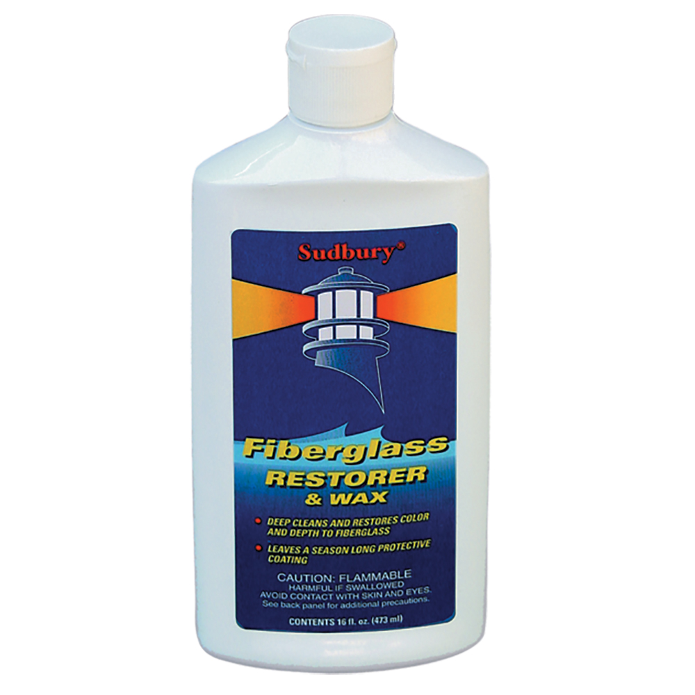 [413] Sudbury One Step Fiberglass Restorer & Wax - 16oz Liquid