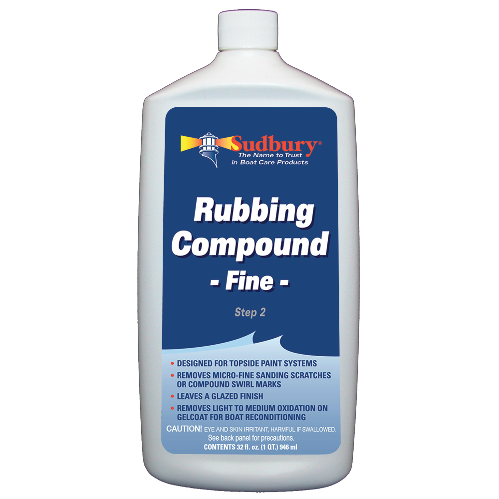 [442] Sudbury Rubbing Compund Fine - Step 2 - 32oz Fluid
