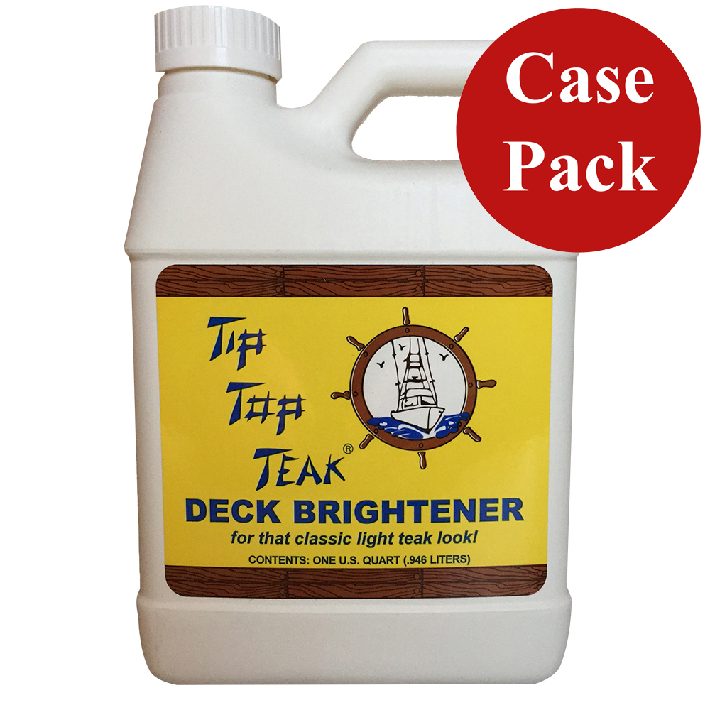 [TB 3001CASE] Tip Top Teak Tip Top Teak Deck Brightener - Quart - *Case of 12*