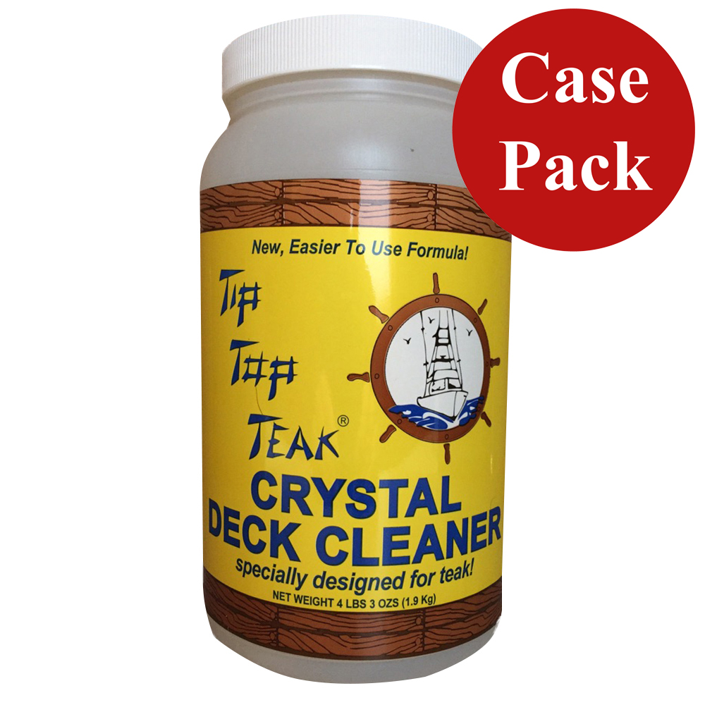 [TC 2001CASE] Tip Top Teak Tip Top Teak Crystal Deck Cleaner - Half Gallon (4lbs 3oz) - *Case of 6*