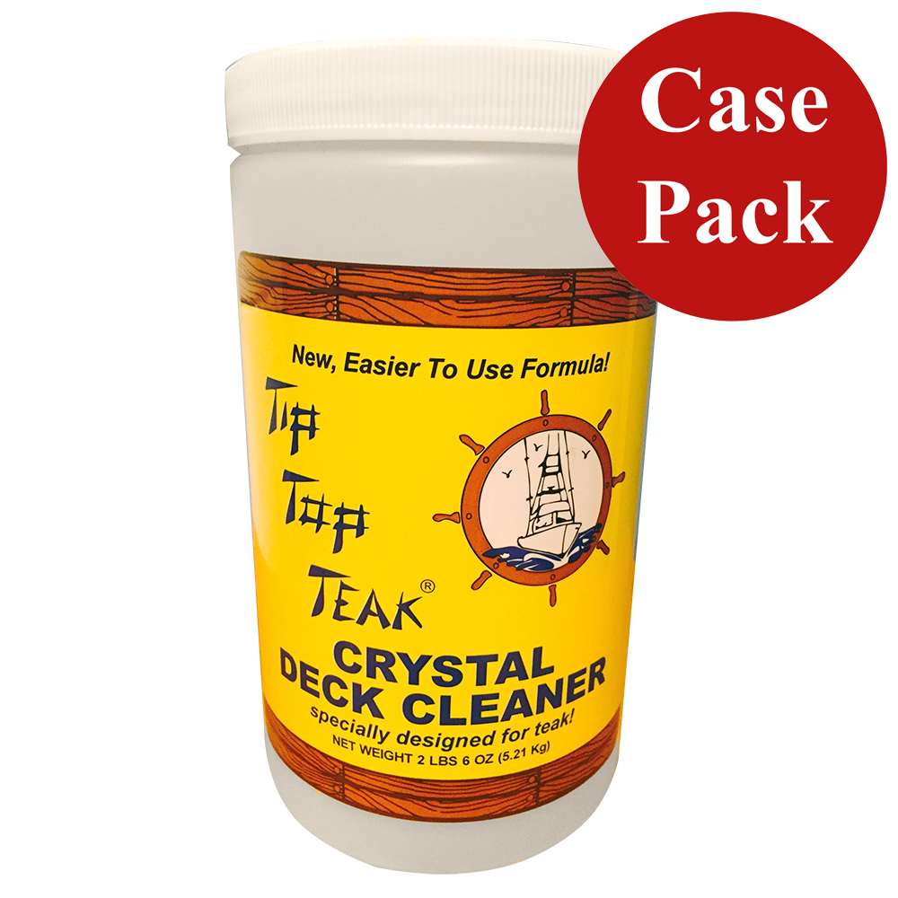 [TC 2000CASE] Tip Top Teak Tip Top Teak Crystal Deck Cleaner - Quart (2lbs 6oz) - *Case of 12*