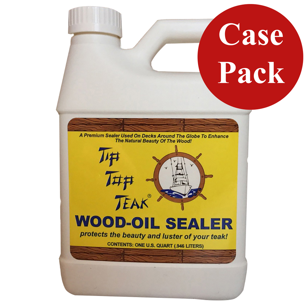 [TS 1001CASE] Tip Top Teak Tip Top Teak Wood Oil Sealer - Quart - *Case of 12*