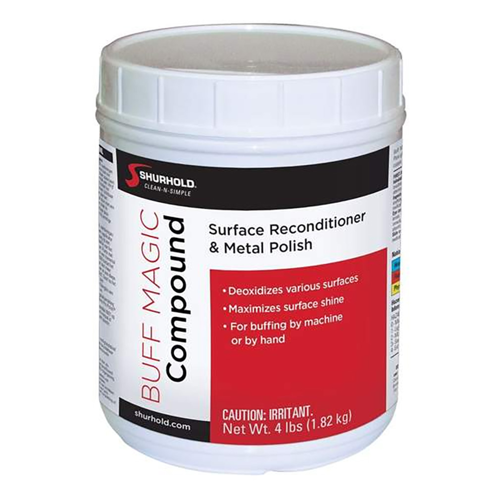 [YBP-0111] Shurhold Buff Magic Compound Surface Reconditioner & Metal Polish - 4LB Jar