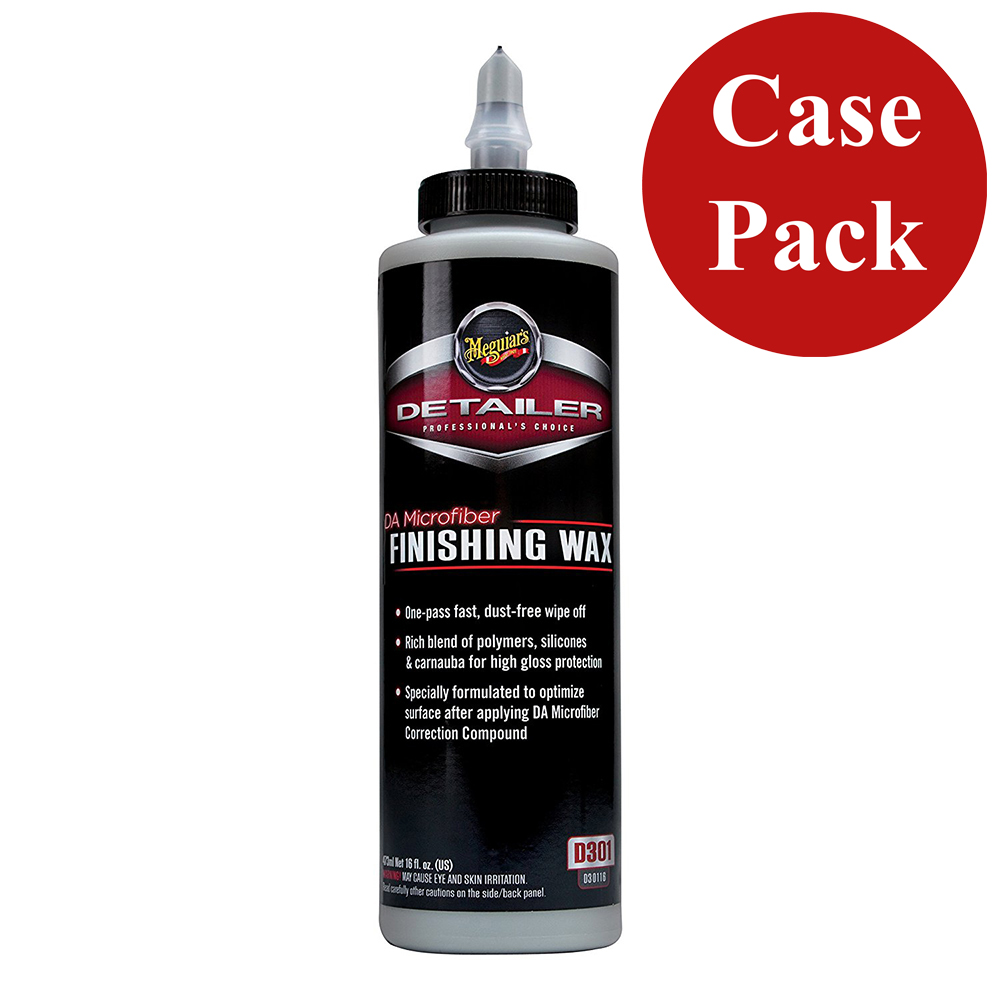 [D30116CASE] Meguiar's DA Microfiber Finishing Wax - 16oz *Case of 6*