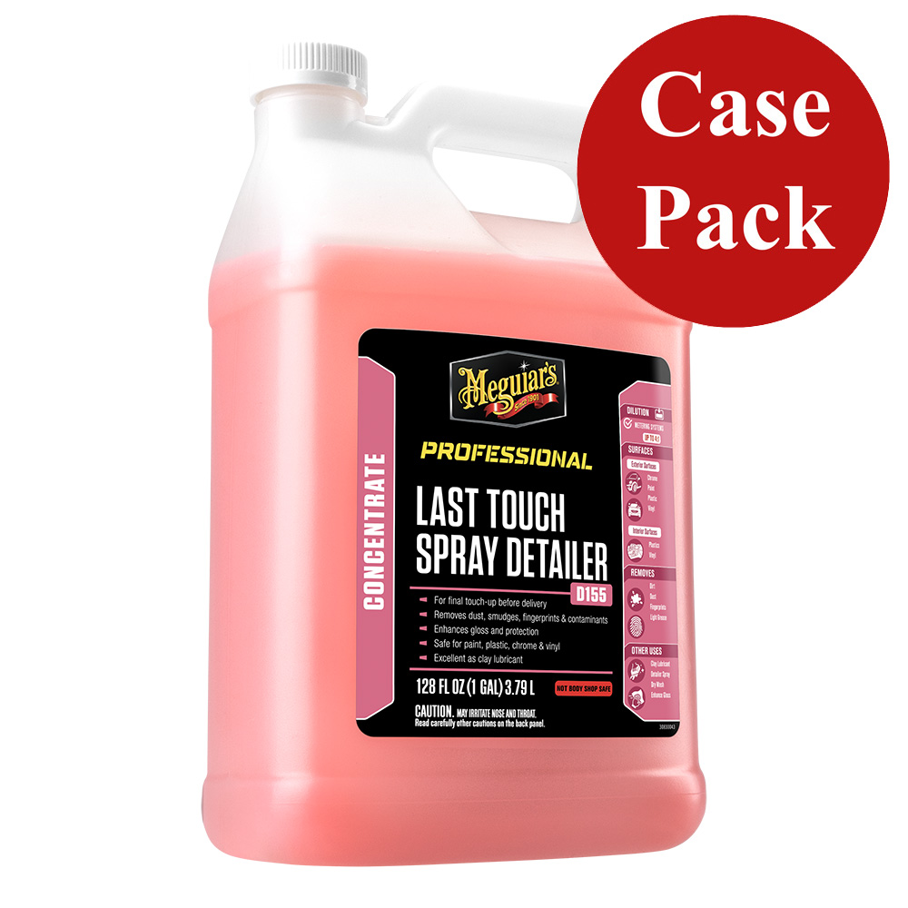 [D15501CASE] Meguiar's Detailer Last Touch Spray Detailer - 1-Gallon *Case of 4*
