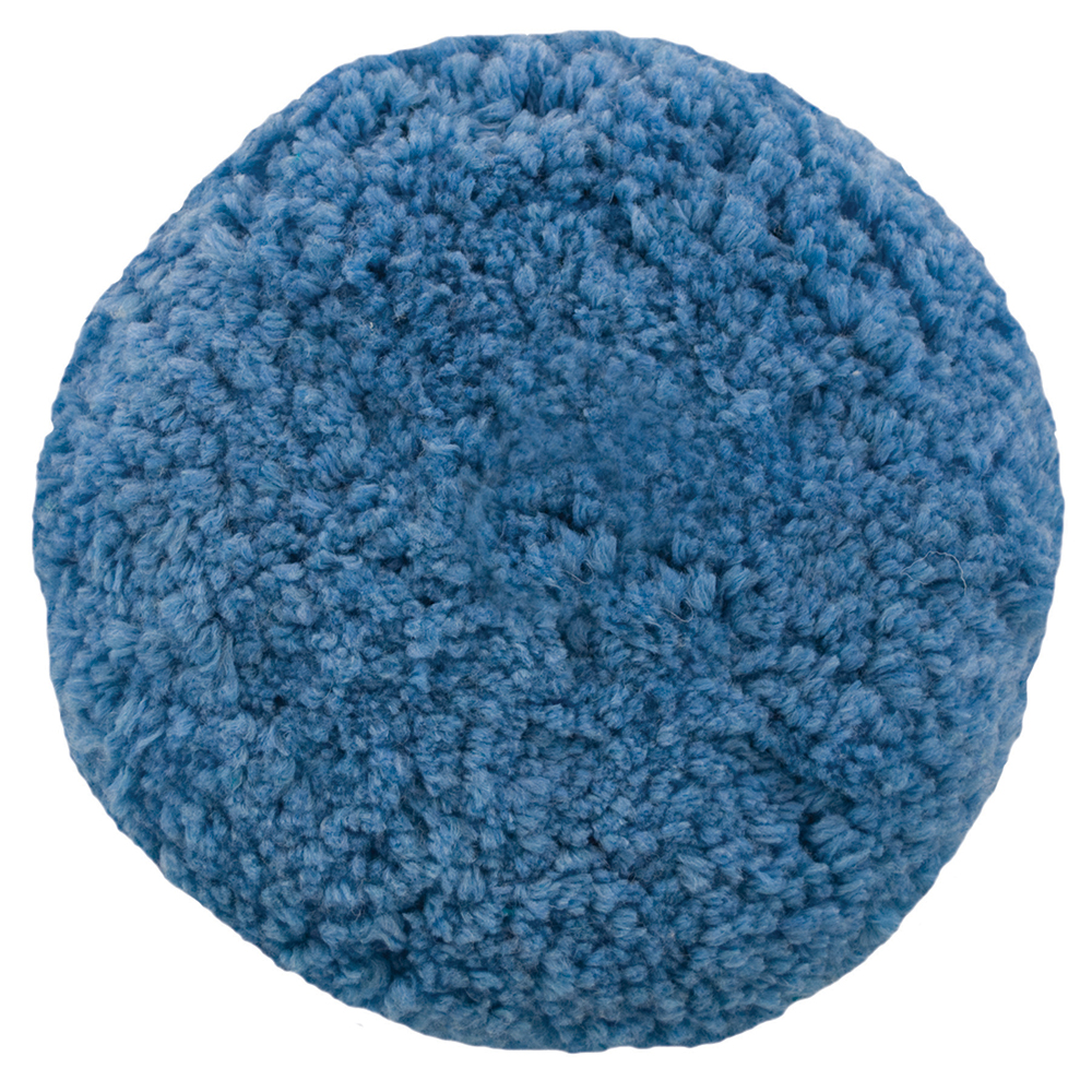 [890144] Presta Rotary Blended Wool Buffing Pad - Blue Soft Polish