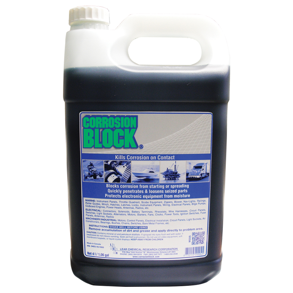 [20004] Corrosion Block Liquid 4-Liter Refill - Non-Hazmat, Non-Flammable & Non-Toxic